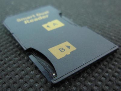 Mpk 2tfmsproduo Dual Slot Micro Sd To Ms Pro Duo Adaptor Reader Memory Card Sony Psp Camera