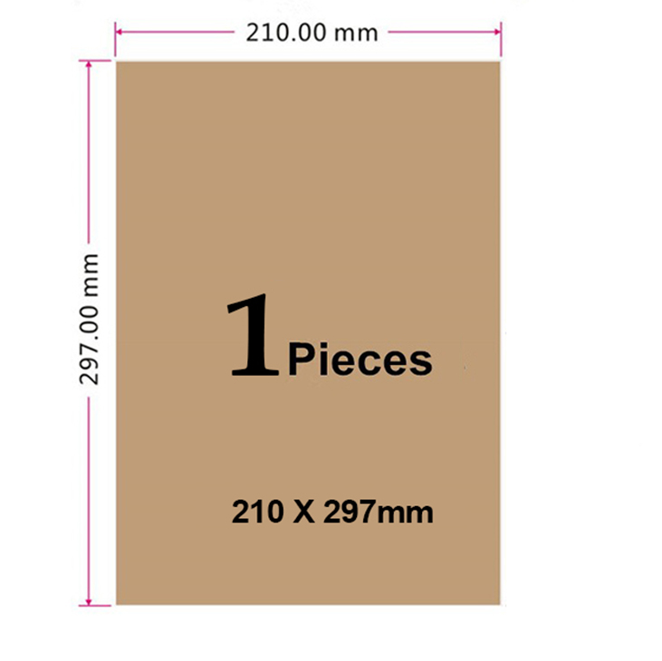 A4 carton shipping address kraft printing labels stickers memorypack mpk